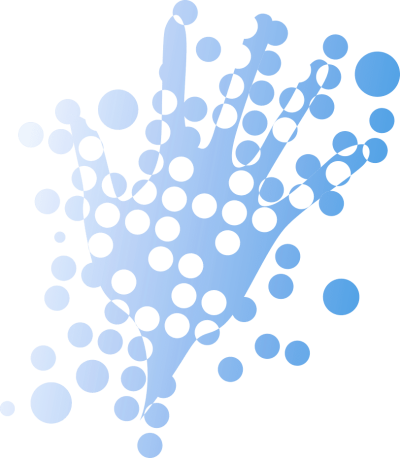 logo big hand dotted